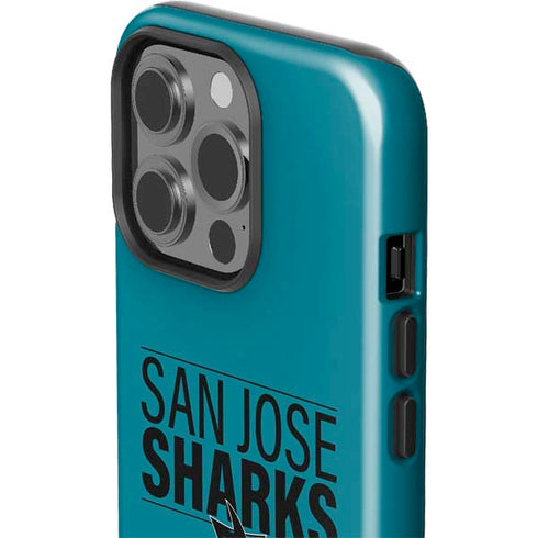NHL San Jose Sharks Lineup iPhone 15 Pro Impact Case