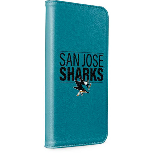 NHL San Jose Sharks Lineup iPhone 15 Pro Max Folio Case