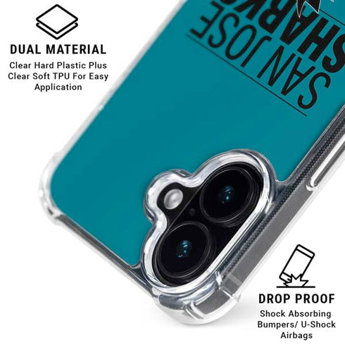 NHL San Jose Sharks Lineup iPhone 16 MagSafe Case