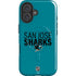 NHL San Jose Sharks Lineup iPhone 16 Magsafe Impact Case