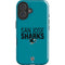 NHL San Jose Sharks Lineup iPhone 16 Plus Impact Case