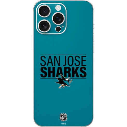 NHL San Jose Sharks Lineup iPhone 16 Pro Max Skin