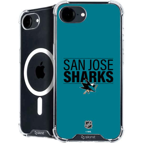 NHL San Jose Sharks Lineup iPhone 16e MagSafe Case
