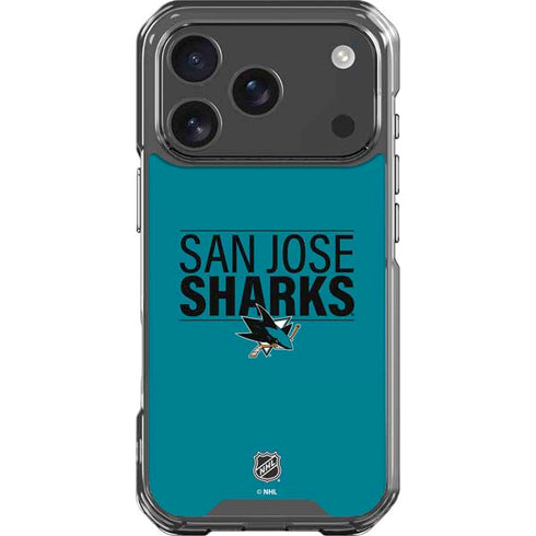 NHL San Jose Sharks Lineup iPhone 18 Pro Clear Case