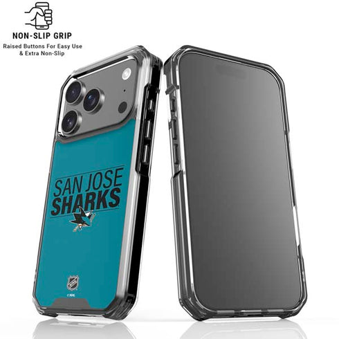 NHL San Jose Sharks Lineup iPhone 18 Pro Clear Case