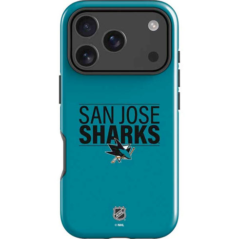 NHL San Jose Sharks Lineup iPhone 18 Pro Max Impact Case