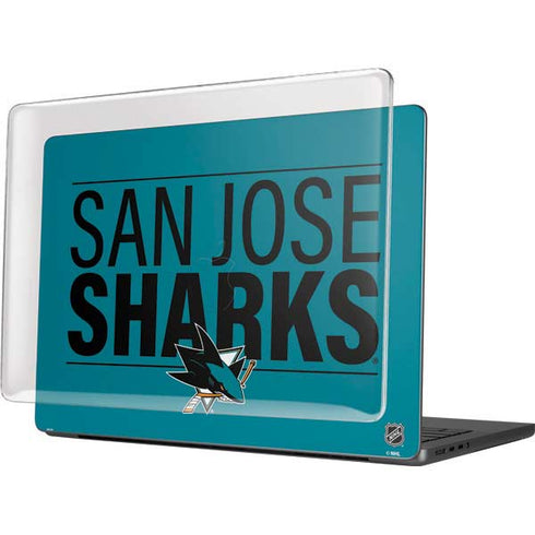 NHL San Jose Sharks Lineup MacBook Pro 14in (2021-24) Case plus Skin
