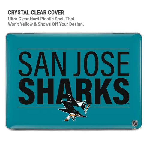 NHL San Jose Sharks Lineup MacBook Pro 14in (2021-24) Case plus Skin