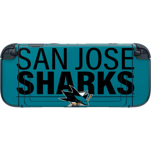 NHL San Jose Sharks Lineup Nintendo Switch 2 (2025) with Joy-Con Skin