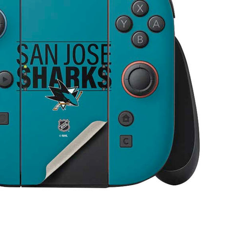 NHL San Jose Sharks Lineup Nintendo Switch 2 (2025) Joy-Con Controller Skin