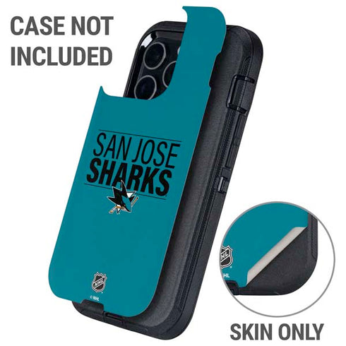 NHL San Jose Sharks Lineup Otterbox Defender iPhone Skin