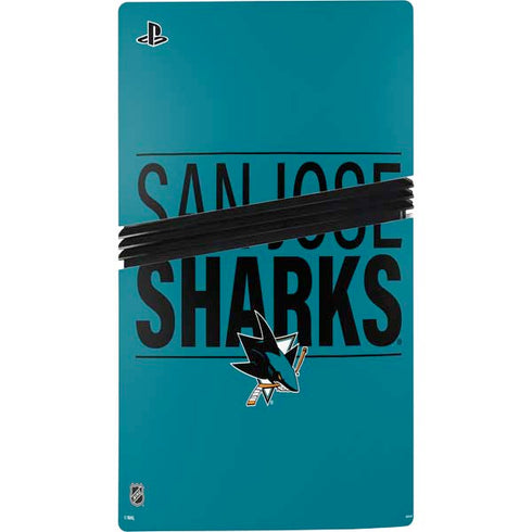 NHL San Jose Sharks Lineup PS5 Pro Console Skin