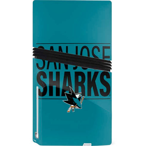 NHL San Jose Sharks Lineup PS5 Pro Disk Bundle Skin