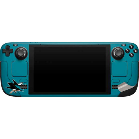 NHL San Jose Sharks Lineup Steam Deck Handheld Gaming Computer Skin