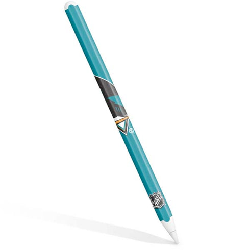 NHL San Jose Sharks Solid Background Apple Pencil (2nd Gen 2019) Skin