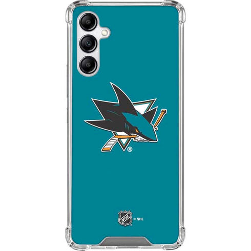 NHL San Jose Sharks Solid Background Gabb Phone 4 Clear Case