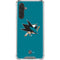 NHL San Jose Sharks Solid Background Galaxy A17 Clear Case