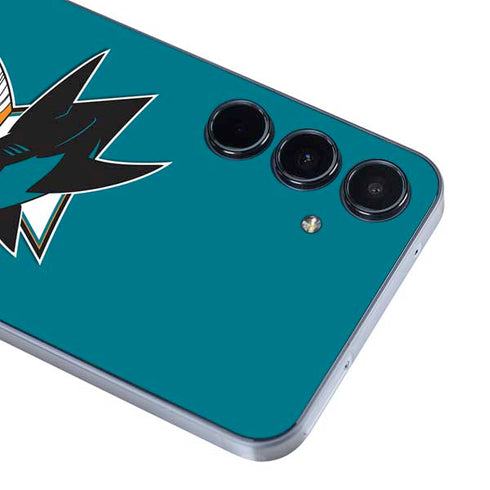NHL San Jose Sharks Solid Background Galaxy A35 5G Skin