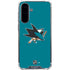 NHL San Jose Sharks Solid Background Galaxy A36 5G Clear Case