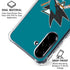 NHL San Jose Sharks Solid Background Galaxy A36 5G Clear Case