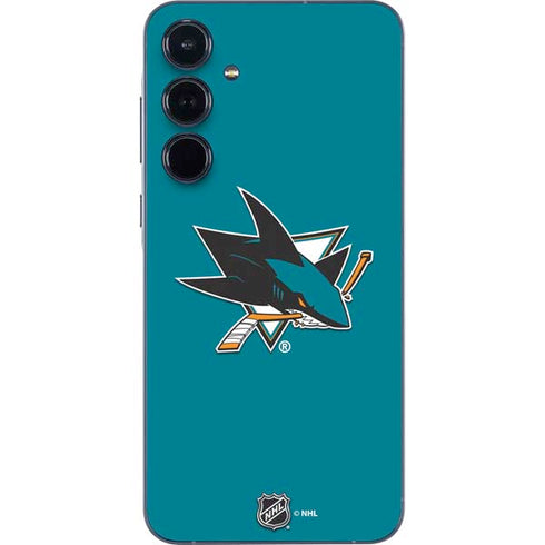 NHL San Jose Sharks Solid Background Galaxy A55 5G Skin