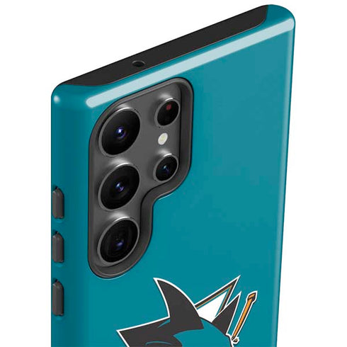 NHL San Jose Sharks Solid Background Galaxy S23 Ultra Pro Case