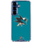 NHL San Jose Sharks Solid Background Galaxy S25 Plus Clear Case