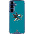 NHL San Jose Sharks Solid Background Galaxy S25 Plus Clear Case