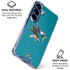 NHL San Jose Sharks Solid Background Galaxy S25 Plus Clear Case