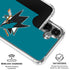 NHL San Jose Sharks Solid Background Galaxy S26 Clear Case