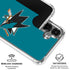 NHL San Jose Sharks Solid Background Galaxy S26 Plus Clear Case