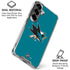 NHL San Jose Sharks Solid Background Galaxy S26 Plus Clear Case