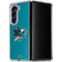 NHL San Jose Sharks Solid Background Galaxy Z Fold5 5G Clear Case