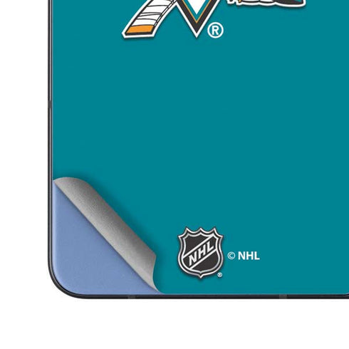 NHL San Jose Sharks Solid Background Galaxy Z Fold5 5G Skin