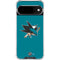 NHL San Jose Sharks Solid Background Google Pixel 10 Clear Case