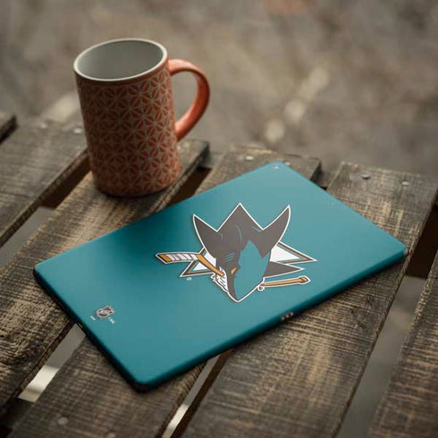 NHL San Jose Sharks Solid Background iPad Skins