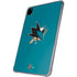 NHL San Jose Sharks Solid Background iPad Pro 11in (2024) Clear Case