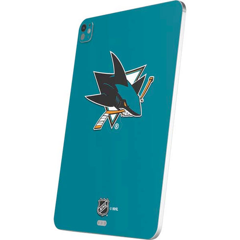 NHL San Jose Sharks Solid Background iPad Pro 13in M4 (2024) Skin
