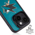 NHL San Jose Sharks Solid Background iPhone 14 Kickstand Case