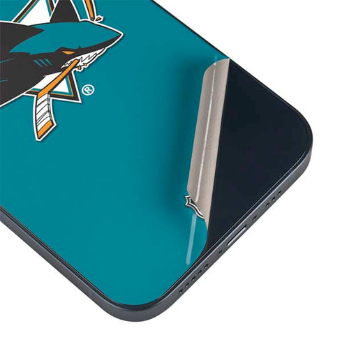 NHL San Jose Sharks Solid Background iPhone Skins
