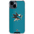 NHL San Jose Sharks Solid Background iPhone 15 Clear Case