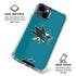 NHL San Jose Sharks Solid Background iPhone 15 Clear Case
