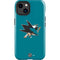 NHL San Jose Sharks Solid Background iPhone 15 Impact Case