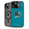 NHL San Jose Sharks Solid Background iPhone 15 Kickstand Case