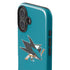 NHL San Jose Sharks Solid Background iPhone 16 Impact Case