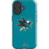 NHL San Jose Sharks Solid Background iPhone 16 Plus Impact Case