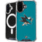 NHL San Jose Sharks Solid Background iPhone 16 Plus MagSafe Case