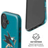NHL San Jose Sharks Solid Background iPhone 16 Plus Magsafe Impact Case