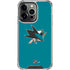 NHL San Jose Sharks Solid Background iPhone 16 Pro Max Clear Case