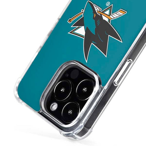 NHL San Jose Sharks Solid Background iPhone 16 Pro Max MagSafe Case